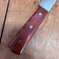 New Old Stock A Wright 8" Bullnose Carbon Steel Rosewood Sheffield