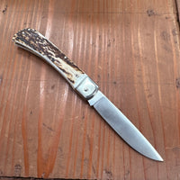 Puma 12cm 4 5/8" Drop Point Lockback Knife Solingen Germany