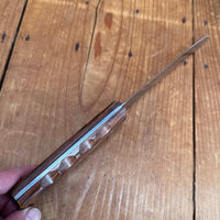 New Old Stock A Wright 6" Boning / Trimming Carbon Steel Rosewood Sheffield