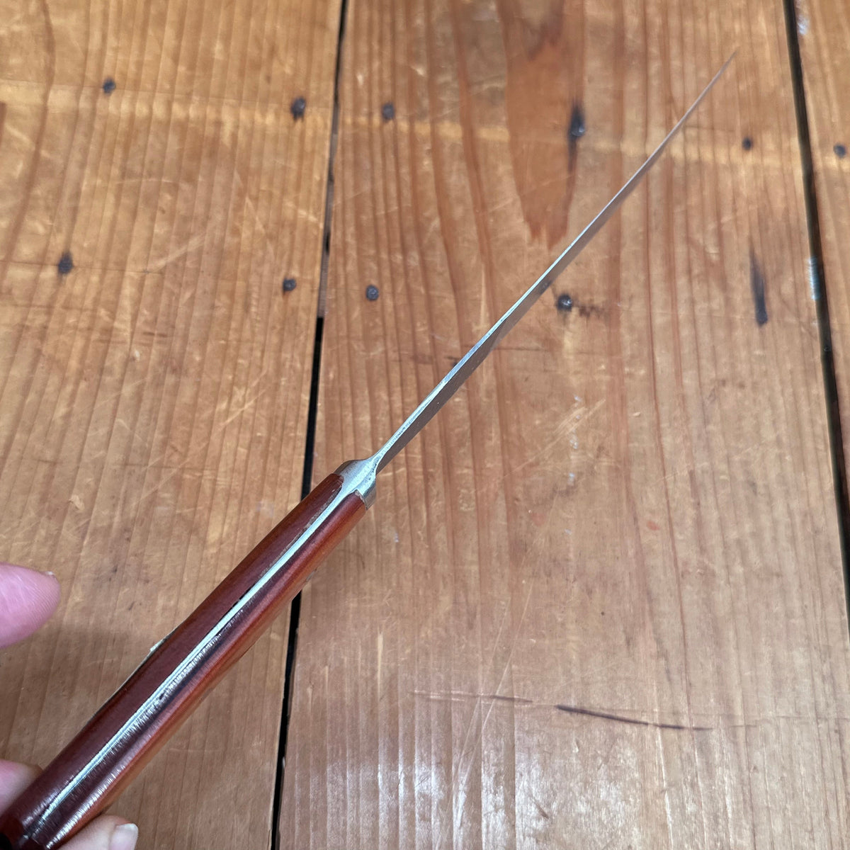 New Old Stock A Wright 6" Spatula Forged STAINLESS Steel Rosewood Sheffield