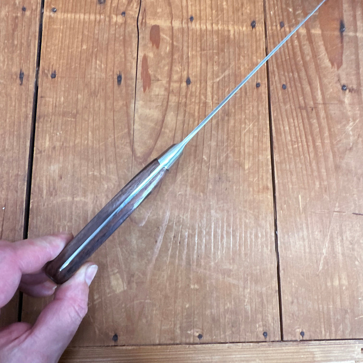 New Old Stock A Wright 6.25" Stiff Boning Knife Forged Stainless Steel Rosewood Sheffield