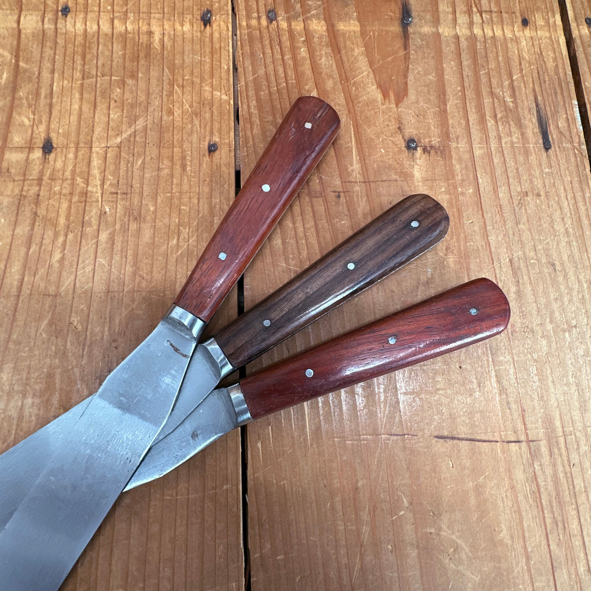 New Old Stock A Wright 6" Spatula Forged Carbon Steel Rosewood Sheffield