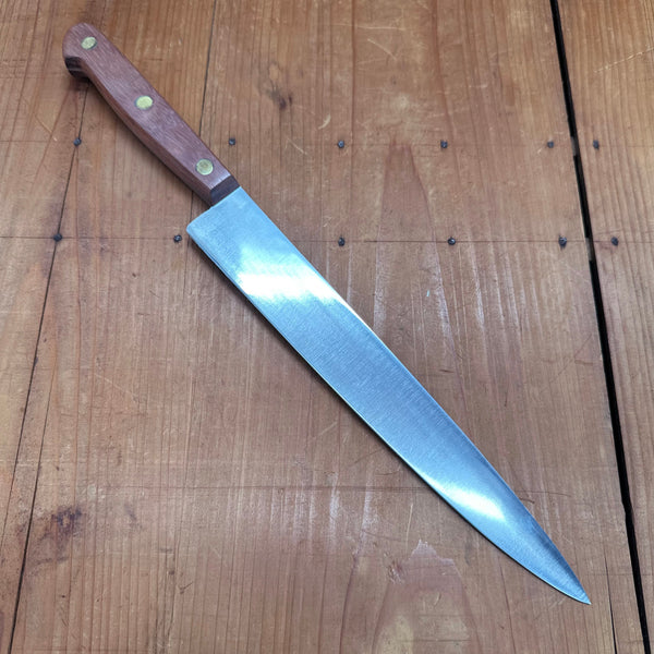 New Old Stock 25cm 10" Slicer Stainless Rosewood Thiers France 1960's-80's?
