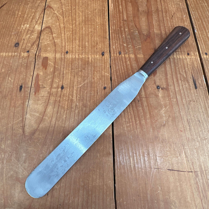 New Old Stock A Wright 8" Spatula Forged Carbon Steel Rosewood Sheffield