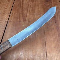 A J Jordan 9" Bullnose Butcher Hand Forged Double Shear Steel 1871-1926 *Rehandled*