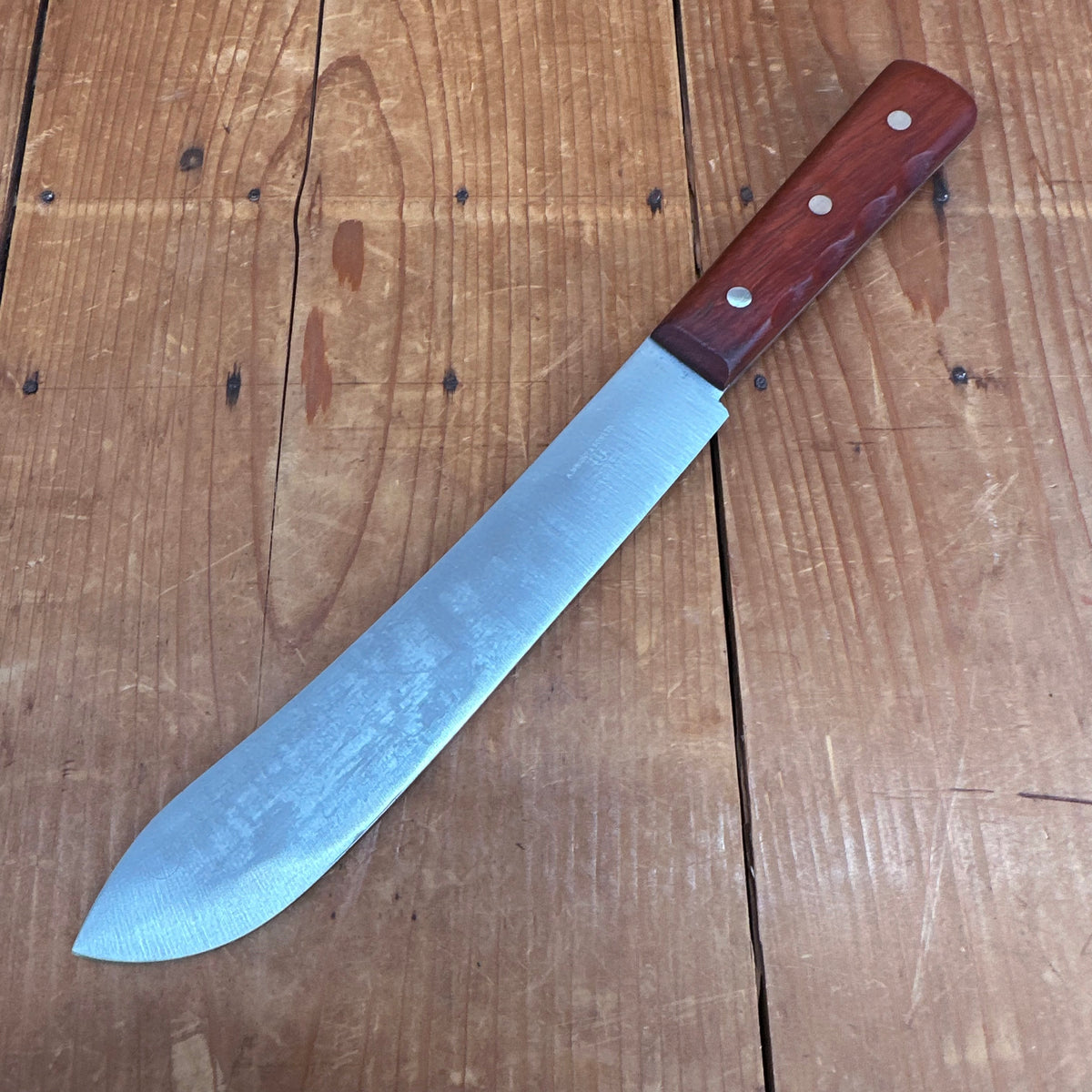 New Vintage A Wright 8" Bullnose Carbon Steel Rosewood Sheffield