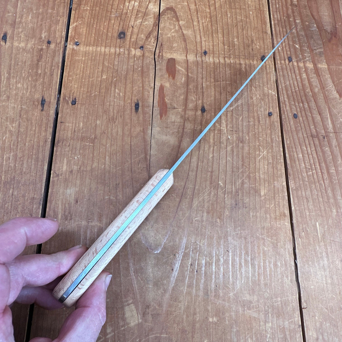 New Old Stock A Wright 7" Bullnose Carbon Beechwood Sheffield, England
