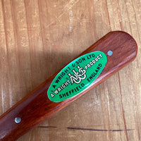 New Old Stock A Wright 6" Spatula Forged STAINLESS Steel Rosewood Sheffield