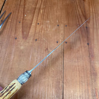 J Russell Co Green River Works Carving Set Sterling & Stag 1880s-1910s