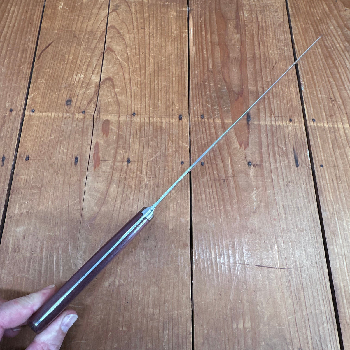 New Old Stock A Wright 10" Spatula Forged Carbon Steel Rosewood Sheffield