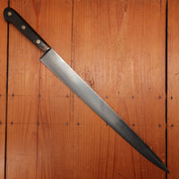 New Old Stock Au Nain 13.25" Tranchelard Slicer Carbon Beech Rosette 1950s