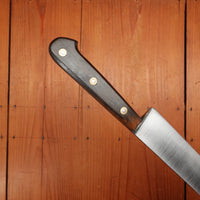 New Old Stock Au Nain 13.25" Tranchelard Slicer Carbon Beech Rosette 1950s