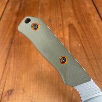 Benchmade 15600-01 Raghorn 4" Drop Point CPM-Cruwear Fixed Blade OD Green G10 Handle with Sheath
