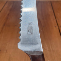 Windmühlenmesser KB2 8.75" Bread Knife Stainless Walnut