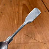 Old English Fiddle Coffee Spoon Stainless Yorkshire Rose Tumbled Finish