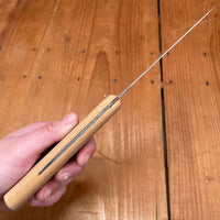 New Old Stock 5.5" Flexible Saigner Fillet Carbon Steel Rosette Beech