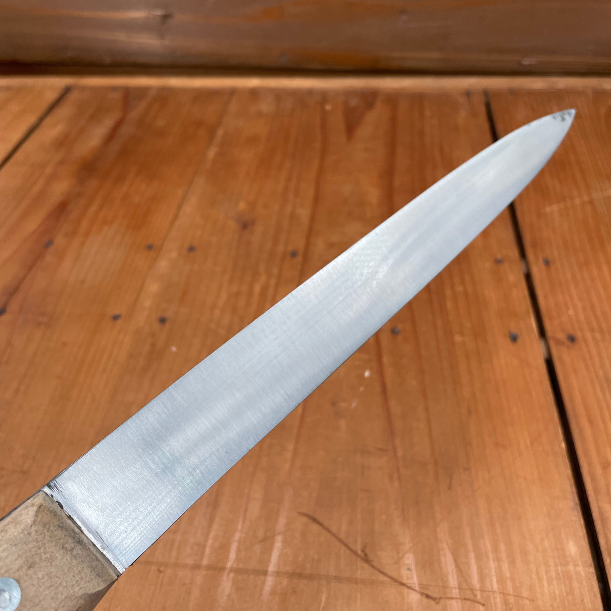 New Old Stock H. Balle A Paris 8.75" Flexible Fillet Carbon Steel Beech Rosette