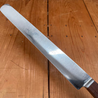 Stanley Rogers New Old Stock 12" Round Nose Slicer Double Shear Steel Carbon France ~1930s-60s 1/2 Bolster