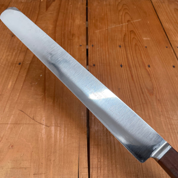 Stanley Rogers New Old Stock 12" Round Nose Slicer Double Shear Steel Carbon France ~1930s-60s 1/2 Bolster