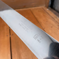 Stanley Rogers New Old Stock 12" Round Nose Slicer Double Shear Steel Carbon France ~1930s-60s 1/2 Bolster