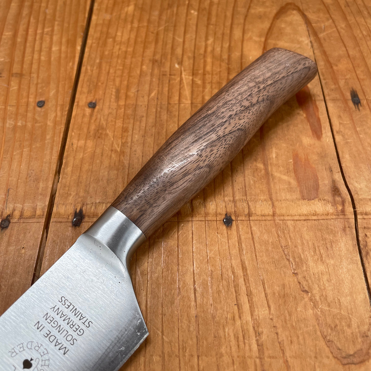 Friedr Herder 6" Chef Forged Stainless Walnut 1/2 Bolster