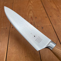 Friedr Herder 8" Chef Forged Stainless Olive 1/2 Bolster