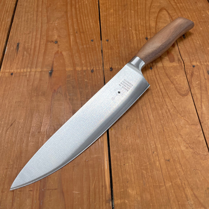 Friedr Herder Madera 8" Chef Forged Stainless Walnut 1/2 Bolster