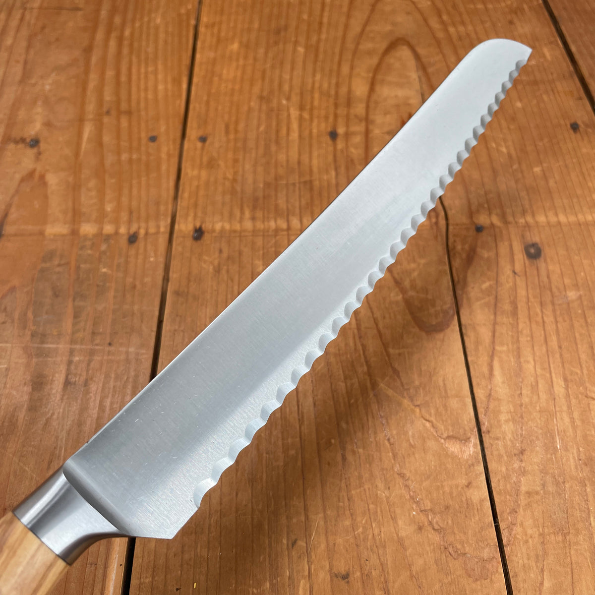 Friedr Herder 8.5" Bread Forged Stainless Olive 1/2 Bolster