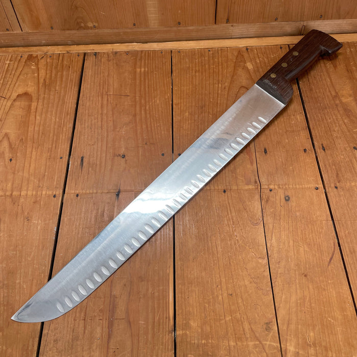 New Old Stock XXL 17.75" Boucher Stainless Steel Palissander Thiers, France