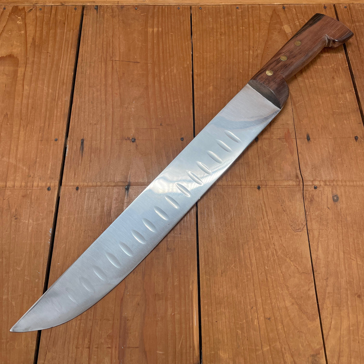 New Old Stock XL 14.25" Boucher Stainless Steel Palissander Thiers, France