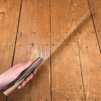 New Old Stock XL 14.25" Boucher Stainless Steel Palissander Thiers, France