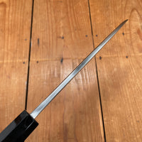 Hatsukokoro Nakagawa 180mm Deba Ginsanko Stainless Ebony Black Buffalo Horn - LEFTY