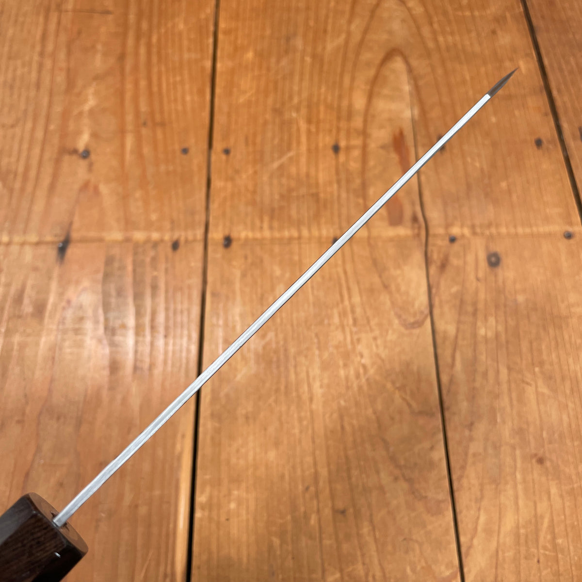 Nigara Hamono 210mm Kiritsuke Gyuto SG2 Migaki Tsuchime Mono Ebony