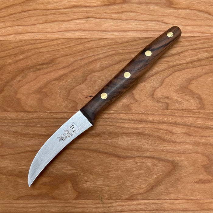 Windmühlenmesser K0 2.5" Birds Beak Paring Stainless Walnut