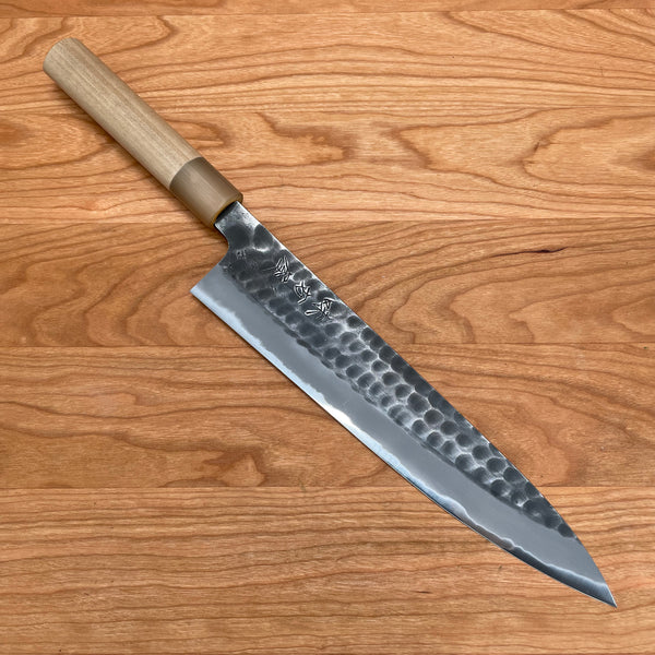 KA-BAR 14 Chef Knife Carbon Steel Custom Rosewood Handle – Bernal Cutlery