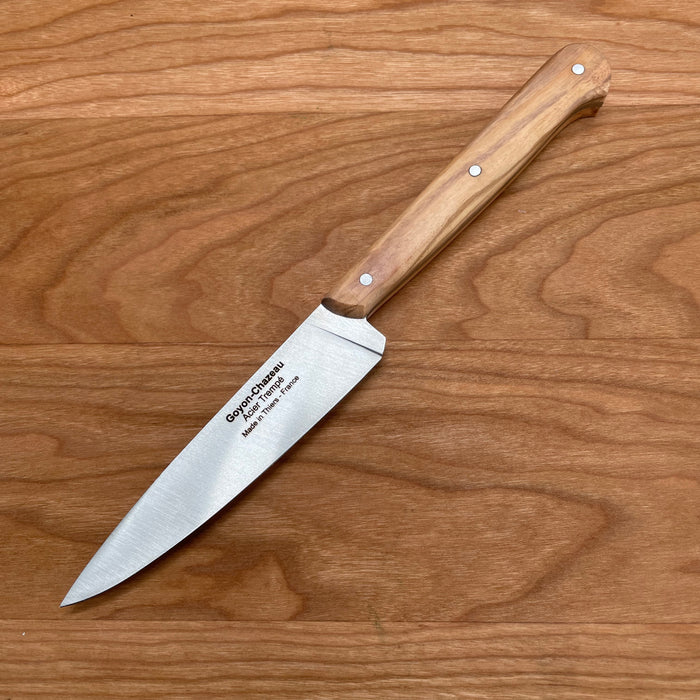 Goyon-Chazeau Le P'tit Tradi Office Knife Stainless Olive Handle