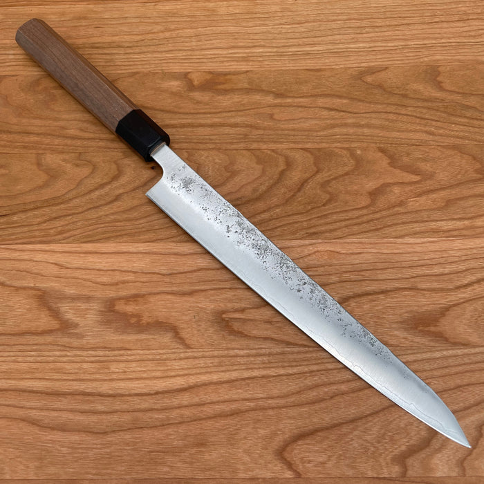 Hitohira Futana S3 240mm Sujihiki Ginsanko Nashiji Cherry Handle