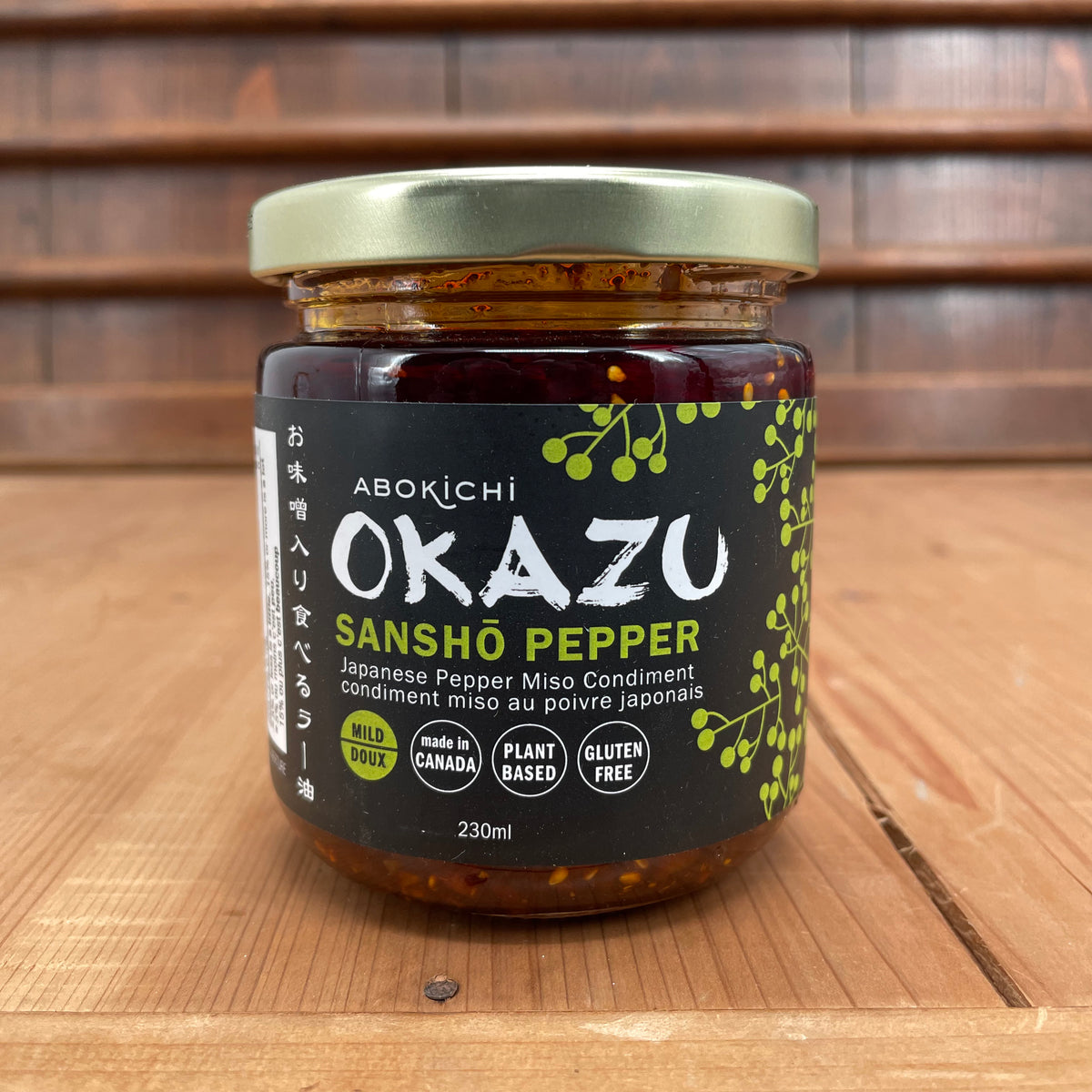 Abokichi Okazu Sansho Pepper Miso Chili Oil - 230ml