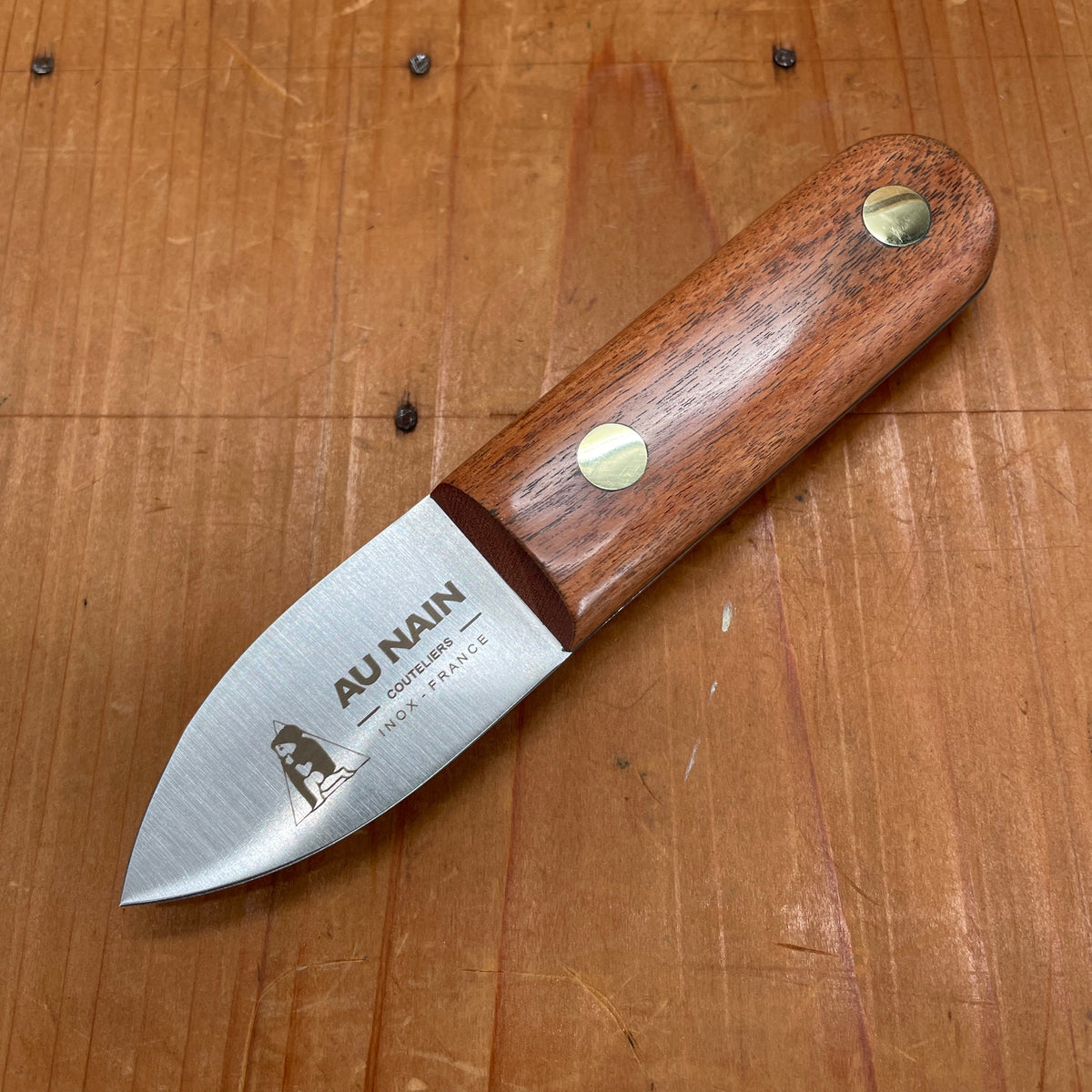 Au Nain 2.5" Crapaud Oyster Knife Stainless Kotibe Handle