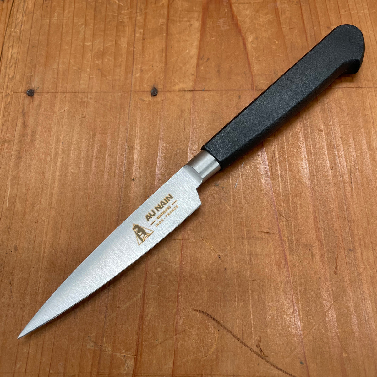 Au Nain 3.5" Paring Stainless Steel and Black Molded Handle