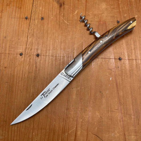 Opinel #8 Slim Folding Knife Stainless Olive – Bernal Cutlery