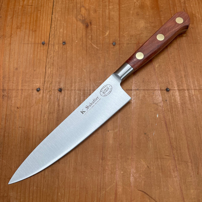 K Sabatier x Bernal Cutlery Nouvel Ideal 5.75" Chef Bolsterless Carbon Palissander