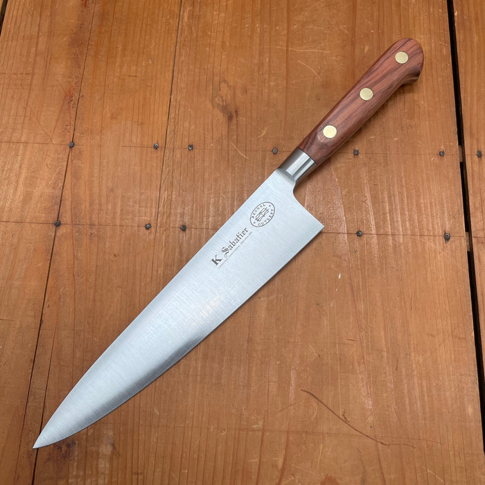 K Sabatier x Bernal Cutlery Nouvel Ideal 8.75" Chef Bolsterless Carbon Palissander