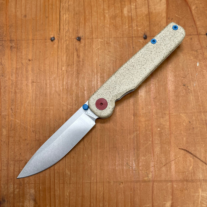 Tactile Trailhead Rockwall Thumbstud Drop Point MagnaCut Liner Lock Cerakote Titanium Handle