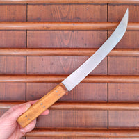 A J Jordan 10" Butcher Scimitar Double Shear Steel Boxwood is 1871-1927