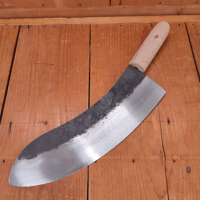 Zirh Turkish Mincing Knife 300mm Carbon Hardwood Handle