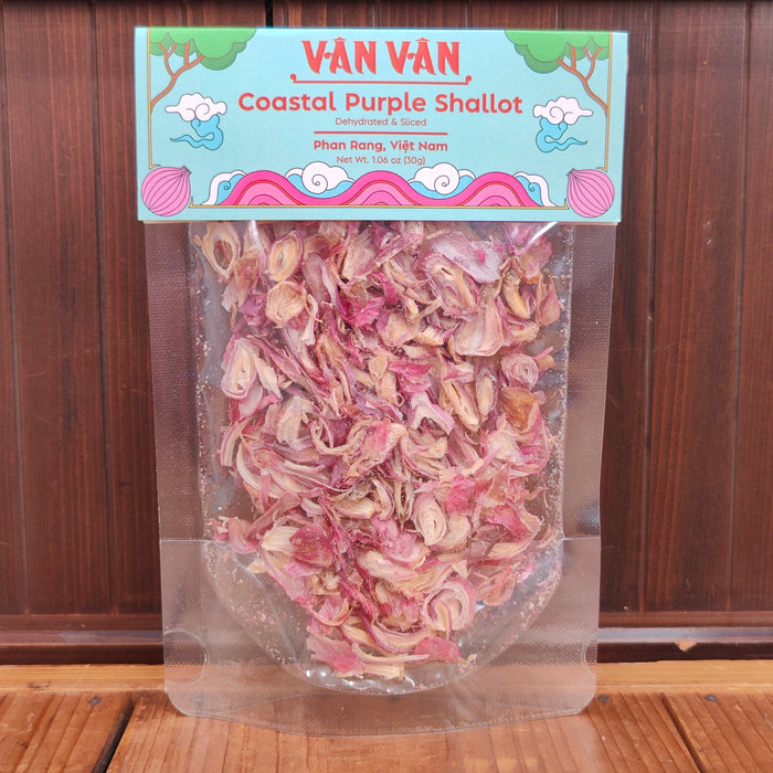 Van Van Coastal Purple Shallot Dehydrated & Sliced - 30g