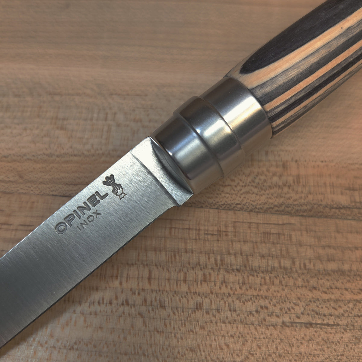 Opinel Set of 4 Table Chic Birch Wood Steak Knives