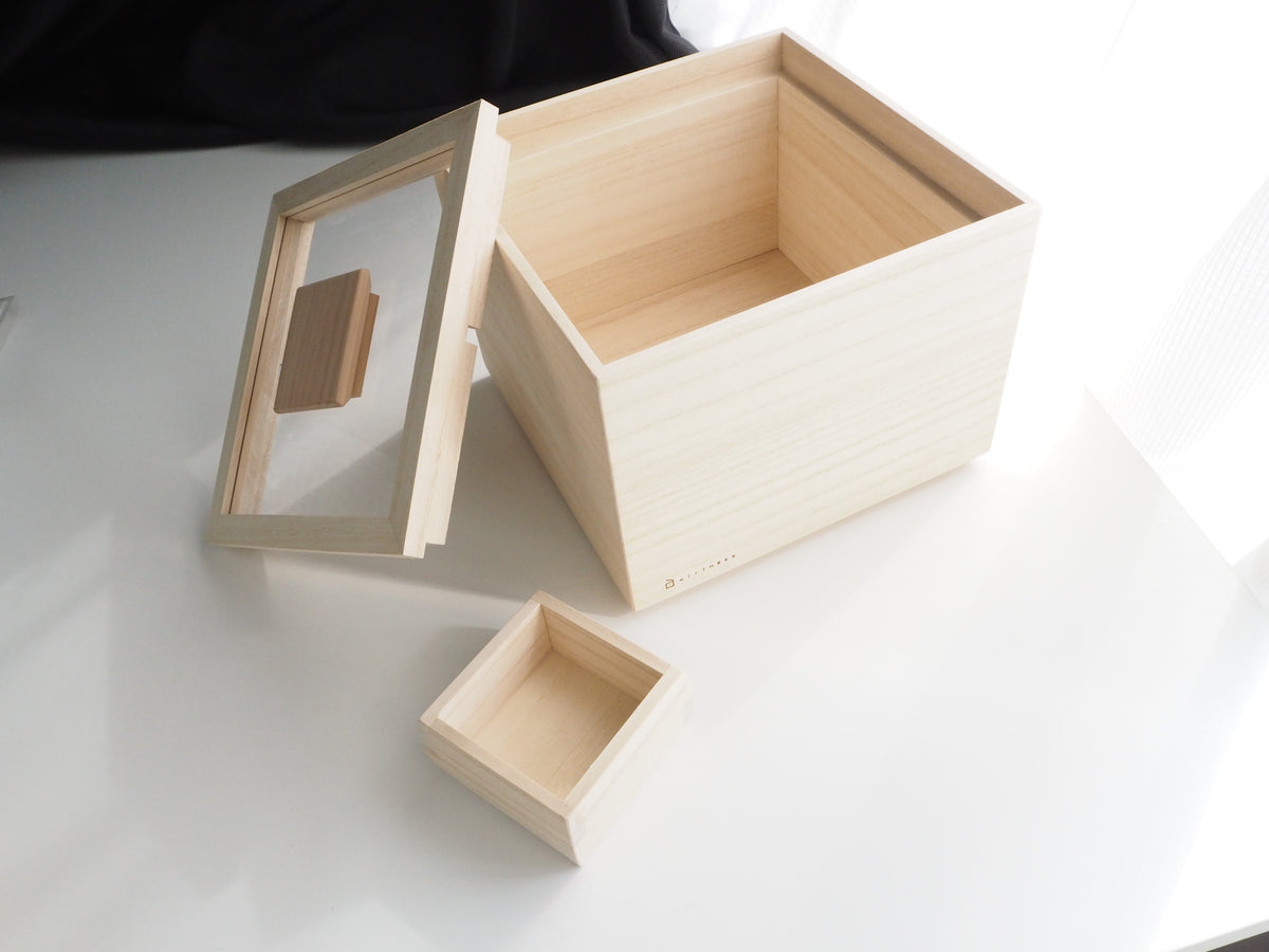 Kiribako Komebitsu Rice Bin