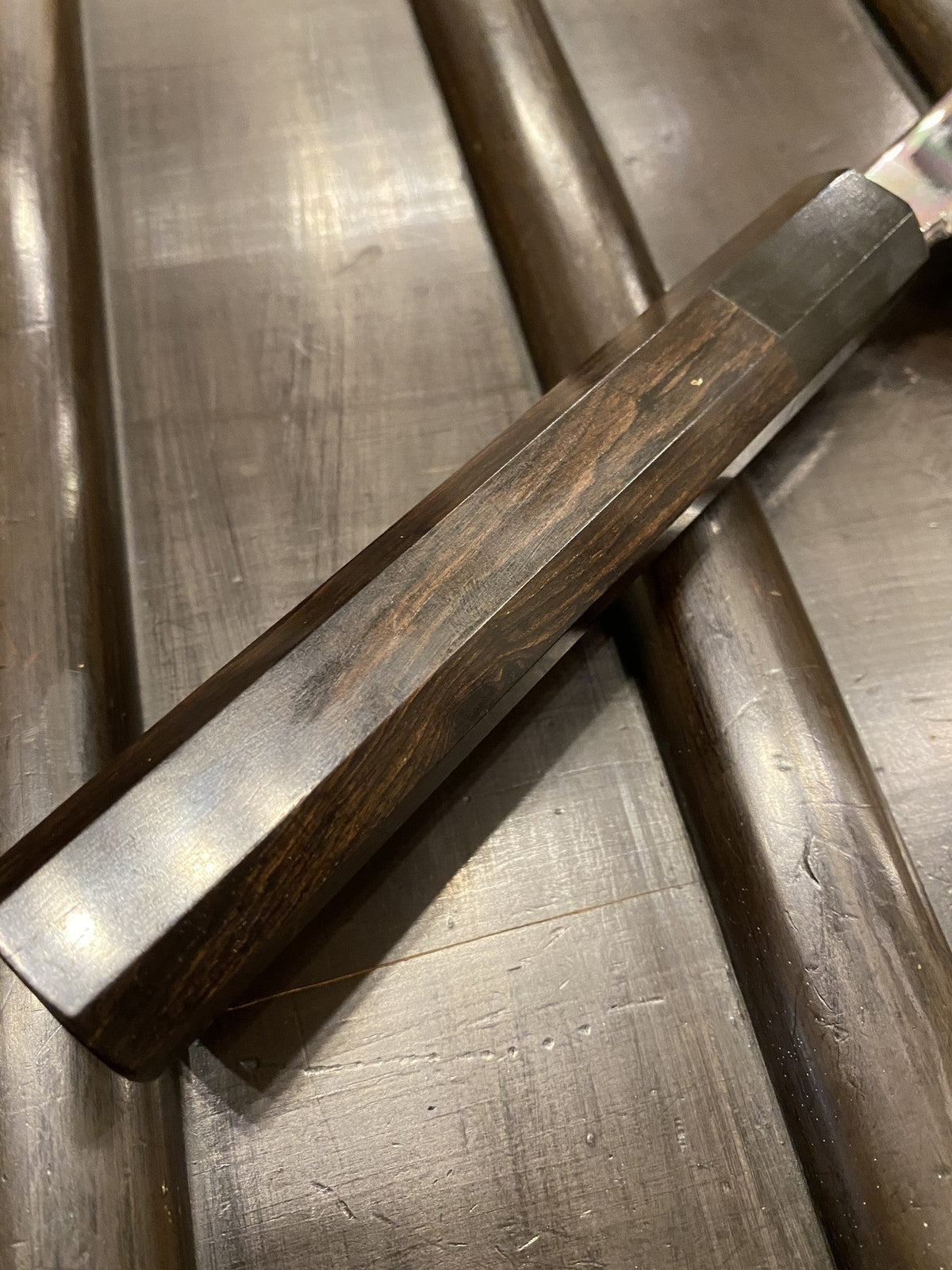 Sakai Kikumori Choyo 300mm Saber Tip Sakimaru Takobiki Aogami 1 with Saya
